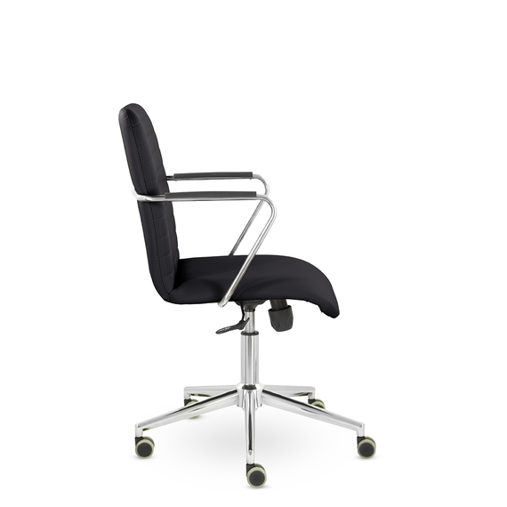 Кресло Честер GTР TG хром Ср Z11 (черный)