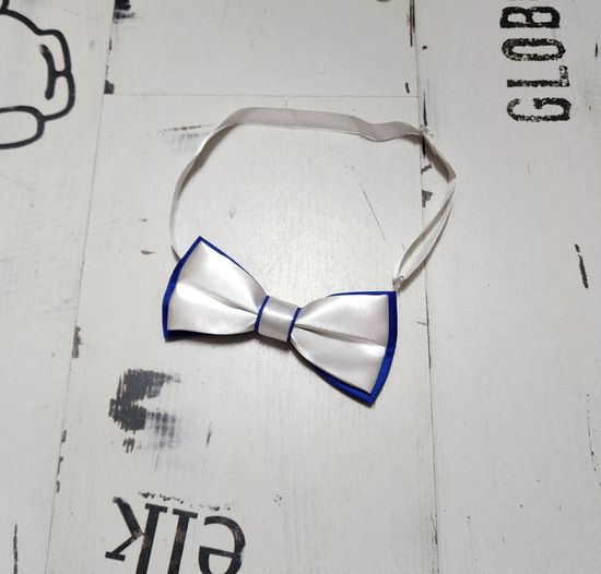 Галстук бабочка классика, лайм глянец