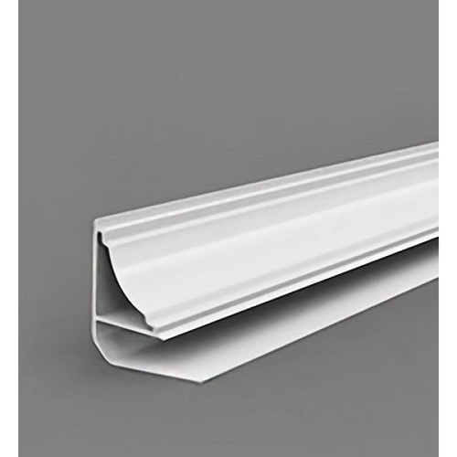 Профиль РГП Плинтус потолочный ПВХ 3м белый 8 мм