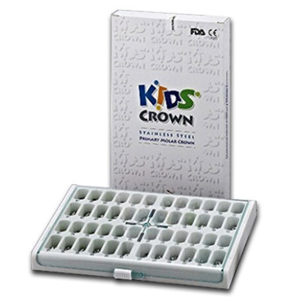 Набор детских коронок ЖЕВАТЕЛЬНЫЕ 48 шт "Kids Crown" SHINHUNG Корея