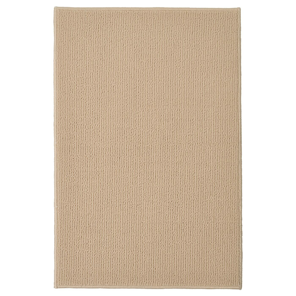 IKEA FINTSEN  (ИКЕА ФИНТСЕН)  -  Коврик для ванной комнаты, бежевый, 40x60 см