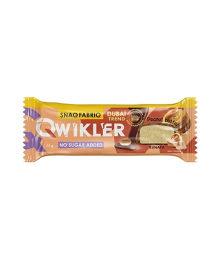 Snaq Fabriq Qwikler Батончик глазированный с арахисом и хрустящим тестом (35 гр.)