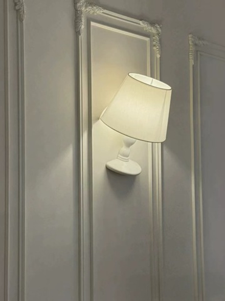 Wall design lamp Titaniс by Charles Trevelyan (white)