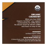 Death Wish Coffee, The World's Strongest Coffee, средняя обжарка, 10 порционных кофейных капсул, 12,5 г (0,44 унции)
