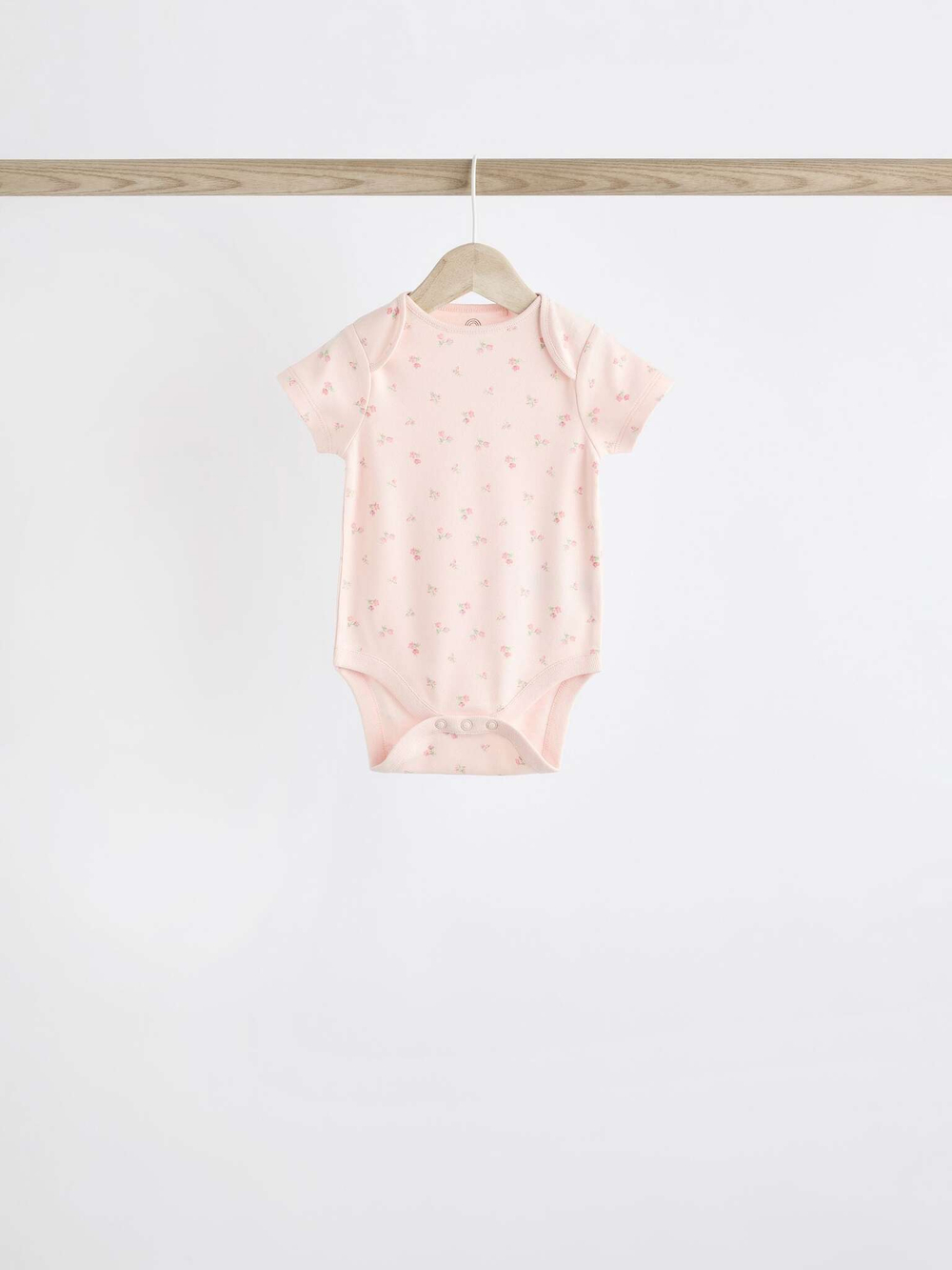 Боди с коротким рукавом для малышей Next K79-568, 7 шт., Белый, Розовый