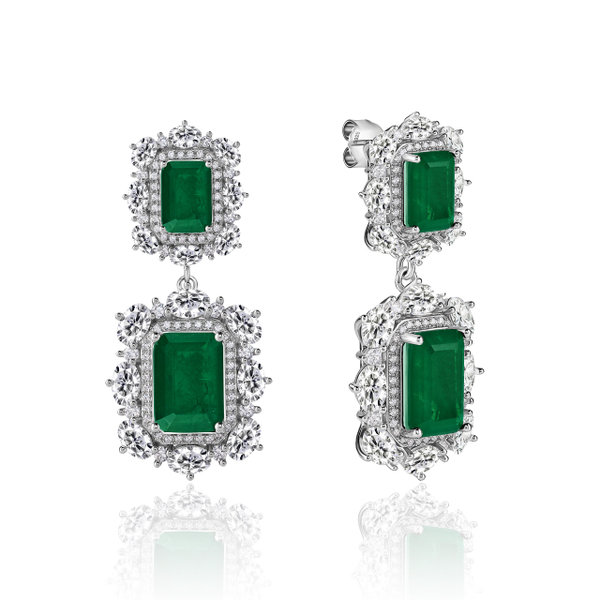 Серьги ажурные