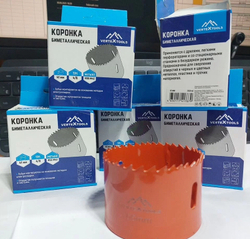 Коронки биметаллические и Державка