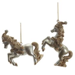 GAEM Фигурка декоративная подвесная "Лошадка", L9 W2 H8 см, 2в.