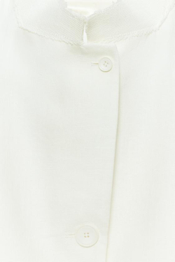 ZARA БЛЕЙЗЕР ИЗ 100% ЛЬНА — ZW COLLECTION, БЕЛЫЙ