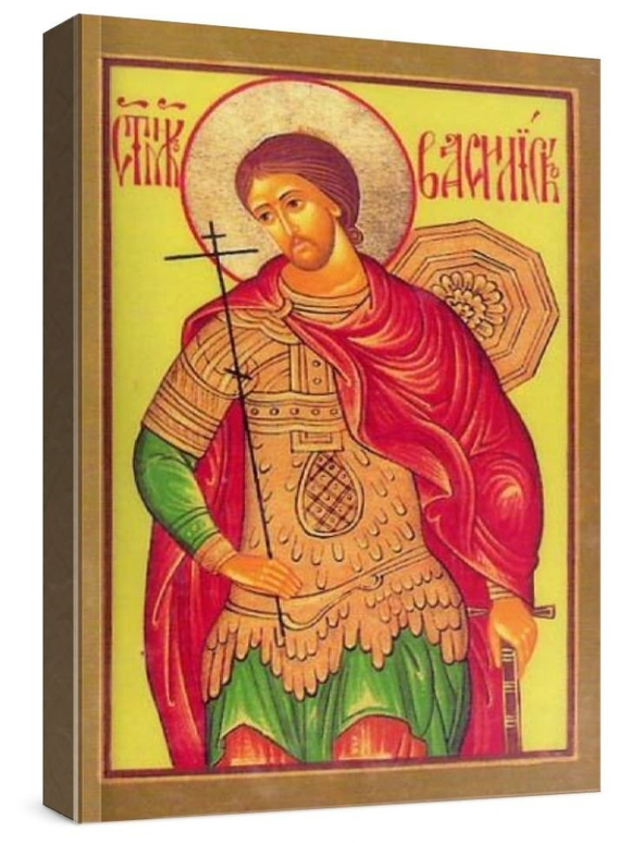 Василиск Команский (рукописная икона)