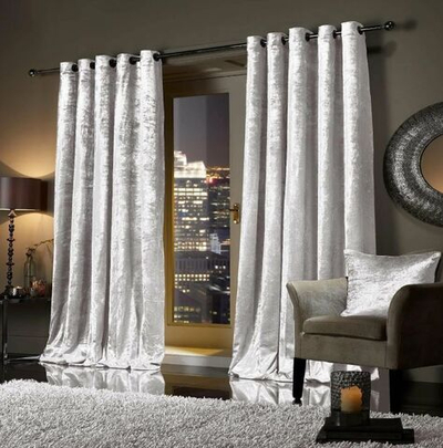 Штора мрамор под бархат с металлическим блеском