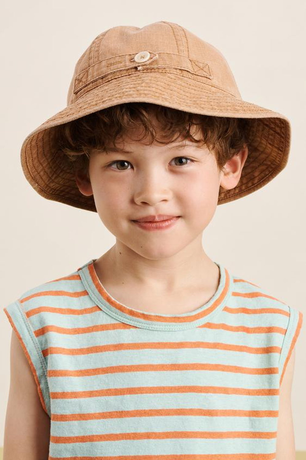 ZARA ФУТБОЛКА В ПОЛОСКУ, ПЕРСИКОВЫЙ