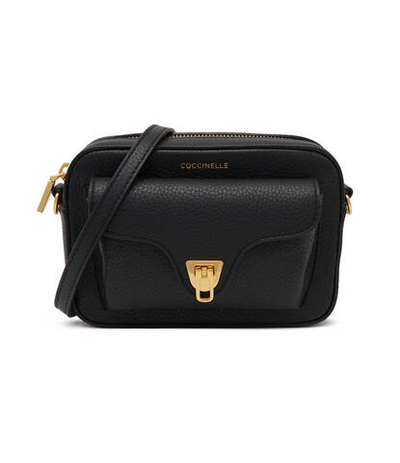 Кожаная сумка-мессенджер MF6 Coccinelle Beat Sof E1 MF6 55 04 01 Coccinelle - черный(E1 MF6 55 04 01)