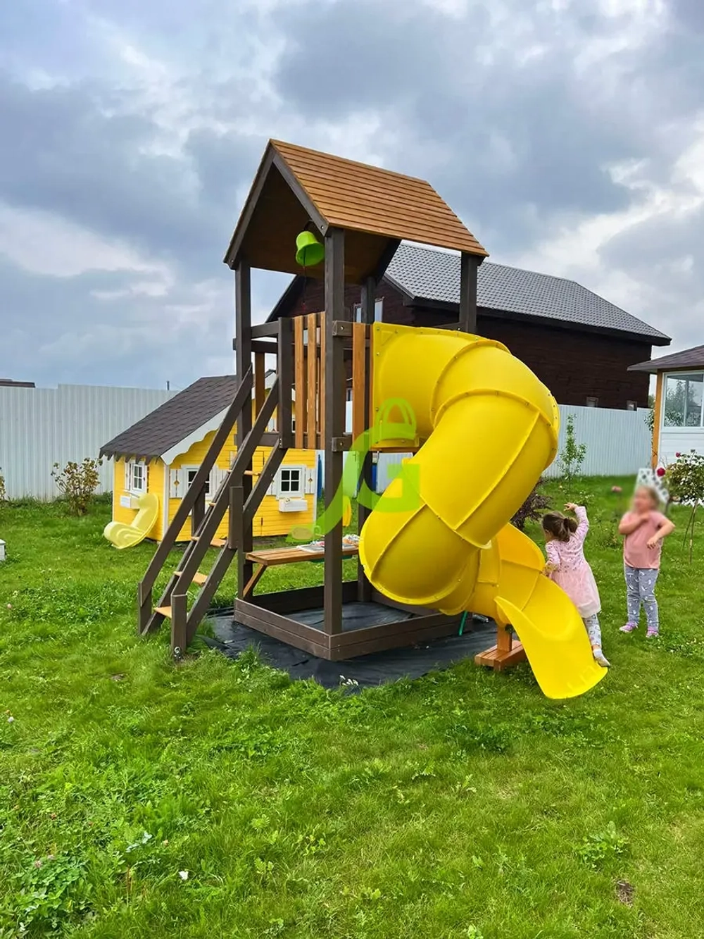 Детская площадка IgraGrad Панда Фани Tower с трубой