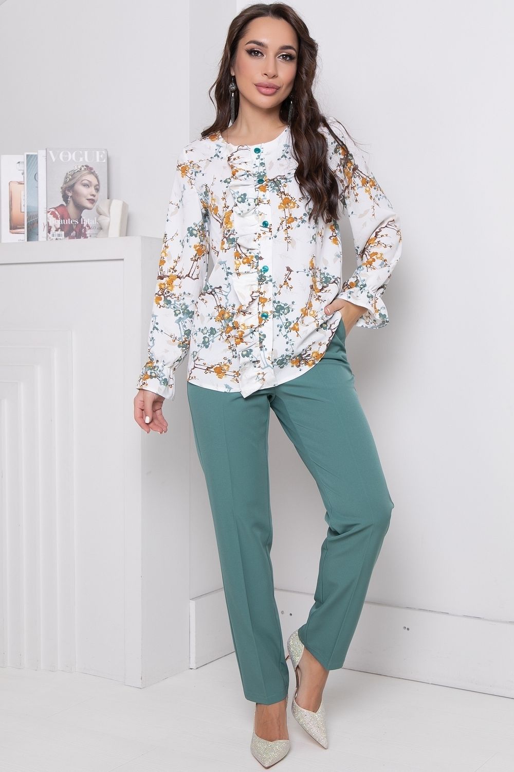 Блуза Фэнтези (флер) Diolche (Акция)