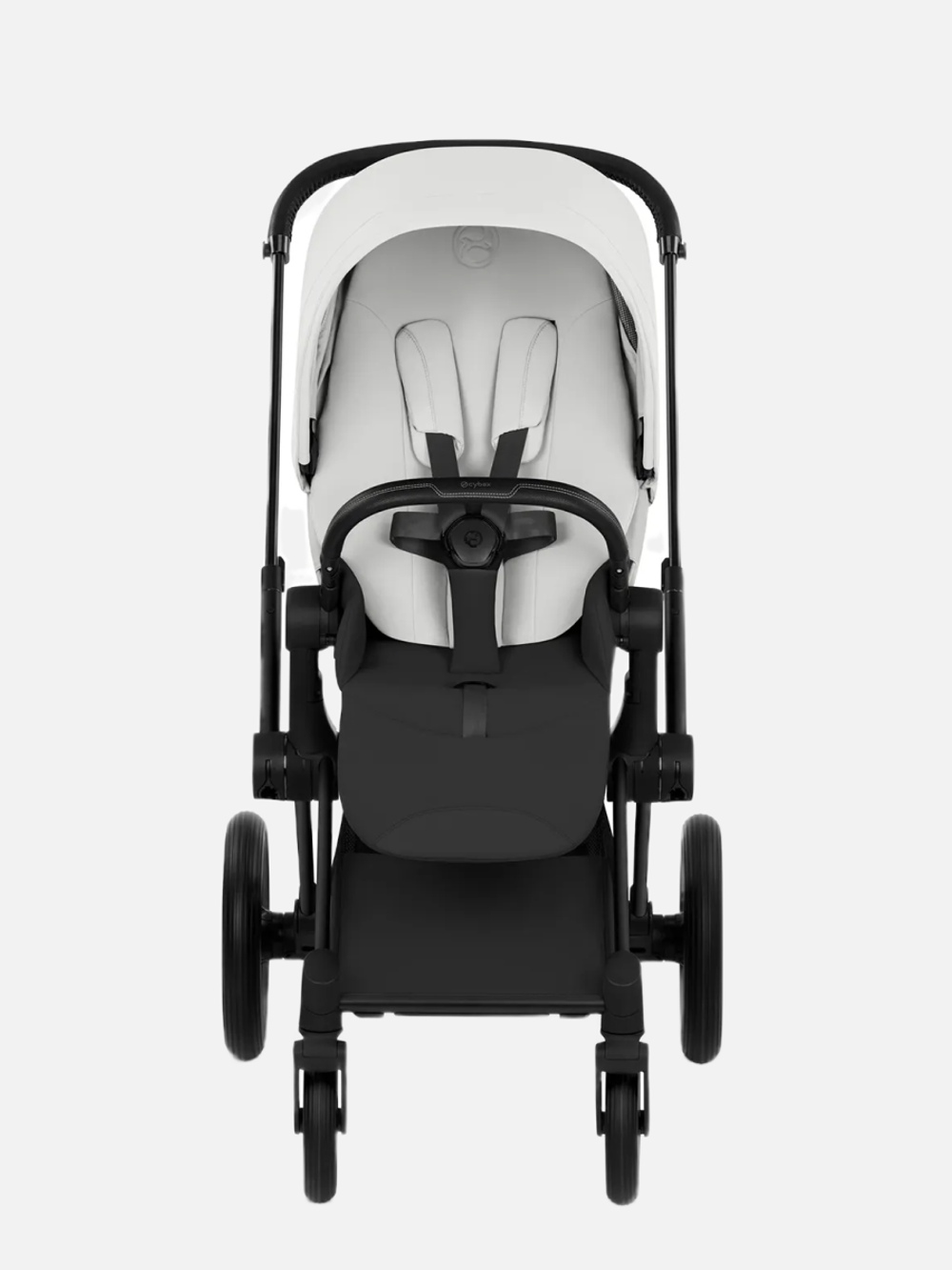 Cybex Priam 5 Style, в цвете Off White (шасси Matt Black) + автокресло Cybex Cloud T Plus