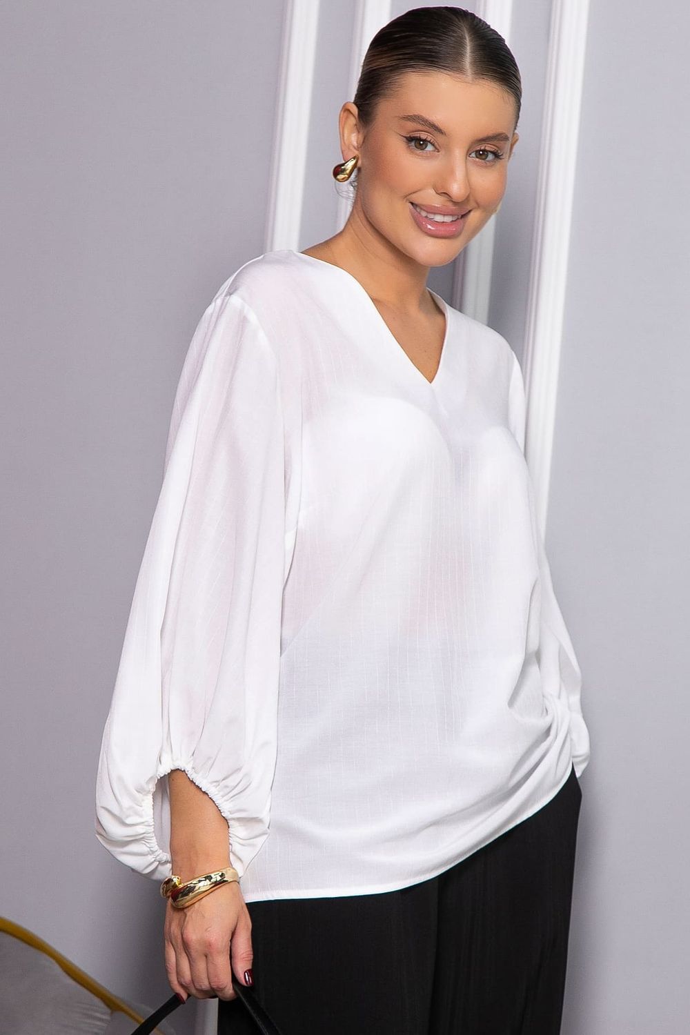 Блуза Бувардия (молочная) Б14423-12М LT Collection