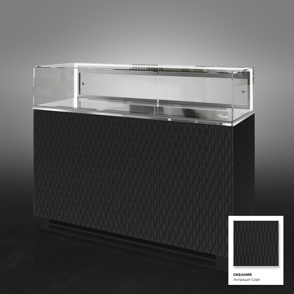 Кондитерская напольная холодильная витрина Finist GLASSIER 58 LUX