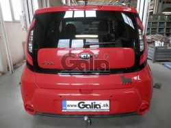 Фаркоп оцинкованный Galia K041C для Kia Soul 2014-(паспорт и сертификат в комплекте)(без электрики)