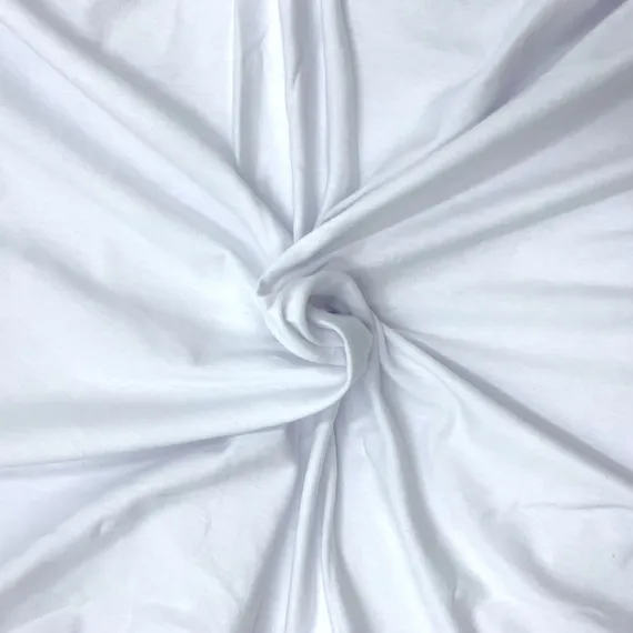 Кулирная гладь с лайкрой Белая