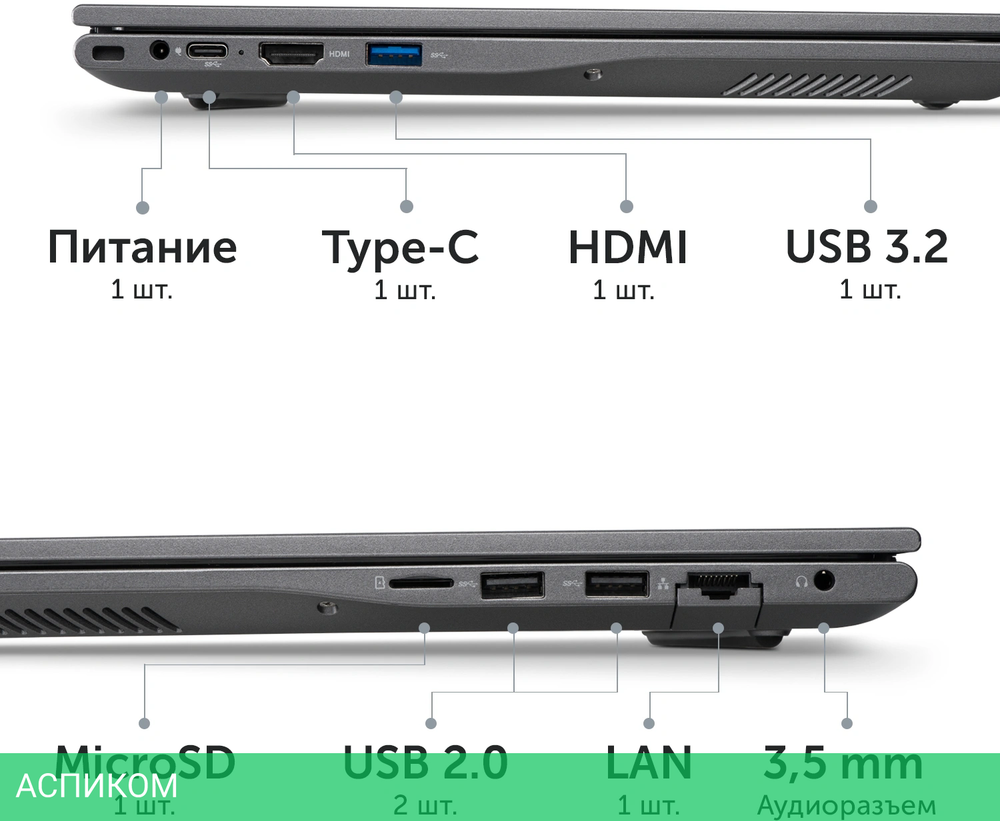 Ноутбук Azerty Memoir RB-1560