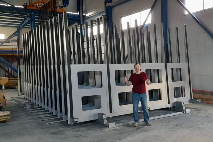 Системы хранения и перемещения листового стекла