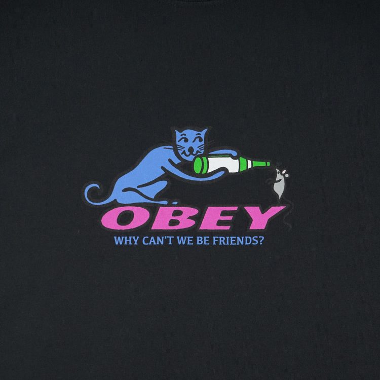 Футболка мужская Obey Why Can't Be Friends артикул:166912208 - купить в магазине Дайс