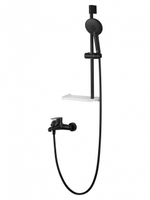 Смеситель для ванны с душевым гарнитуром WONZON & WOGHAND ALFA, Черный матовый (WW-AE3201-MB)