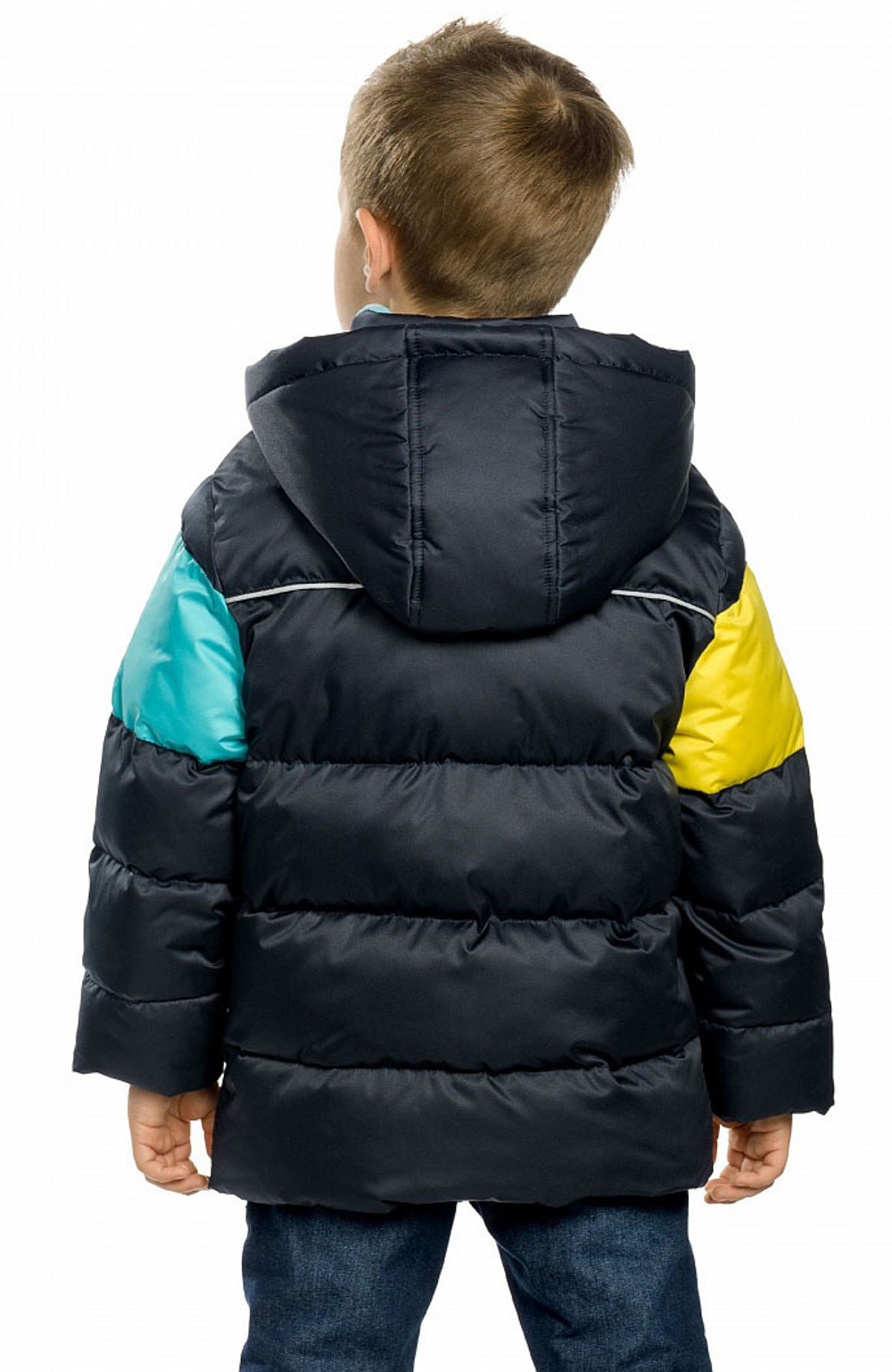 куртка для мальчиков зимняя серая