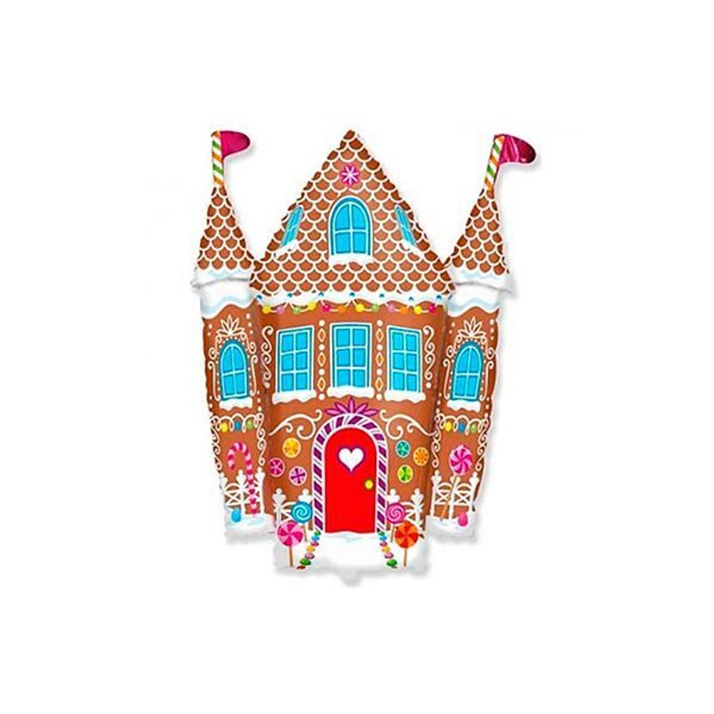 Шар фигура "Пряничный домик" 78 см