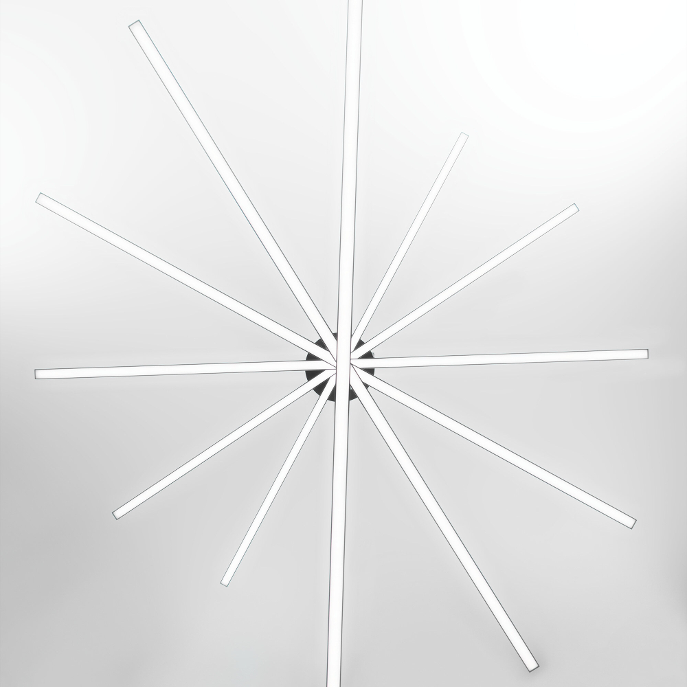 Citilux Стиг CL203261 LED Люстра подвесная с пультом Чёрная