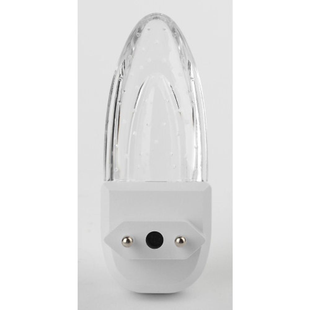 Ночник - светильник светодиодный ЭРА NN-619-LS-W в розетку с датчиком освещенности белый