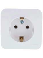 Розетка 2-я без з/к Schneider Electric Blanca BLNRA000211 белая