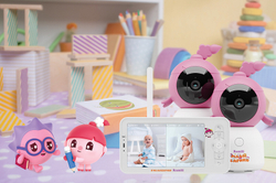 Видеоняня Ramili Baby RV100X2NUSHA Нюша, Малышарики, с креплениями