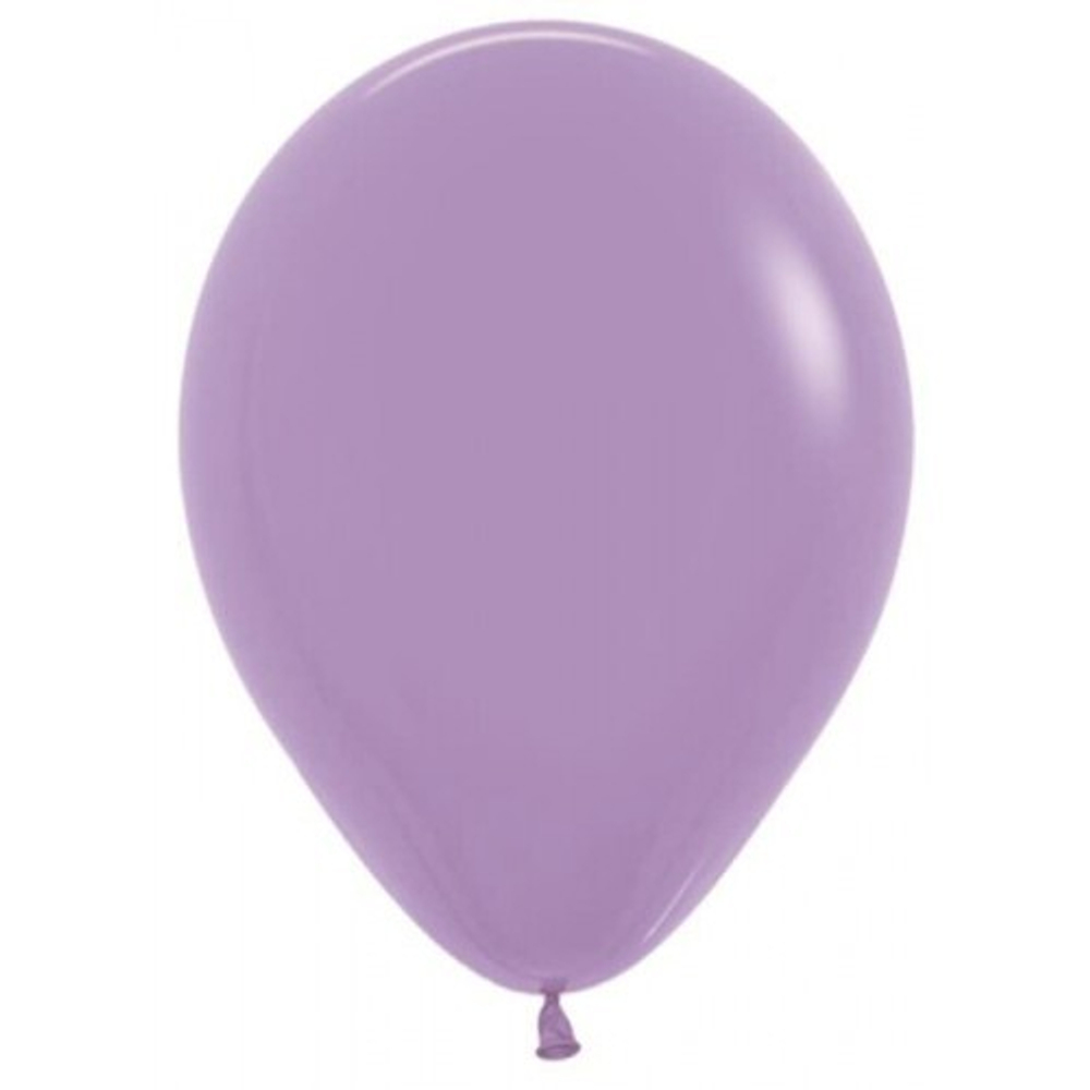 S Пастель 12 Сиреневый / Lilac / 100 шт. /, Латексный шар +