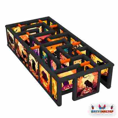 Надувной лабиринт страхов «Ночь ужасов», 11×4×2 м