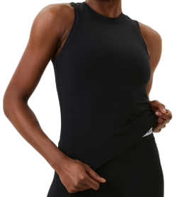 Женский топ теннисный Björn Borg Rib Tank W - black beauty
