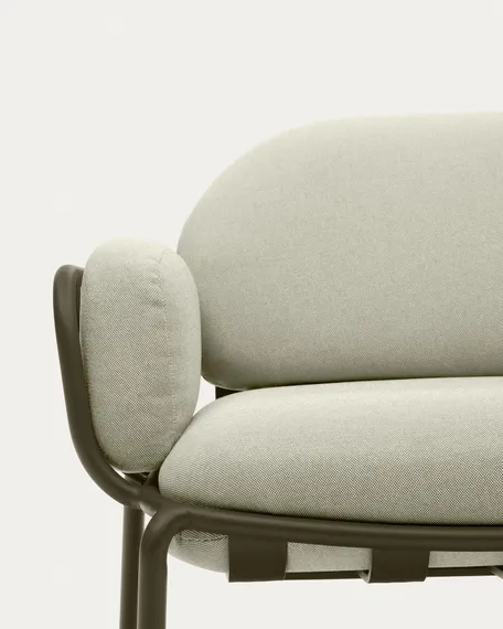 Joncols 3-местный алюминиевый диван зеленого цвета 225 см