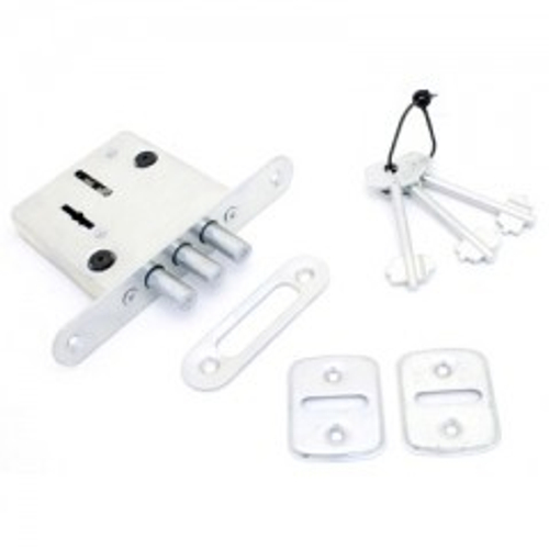 Замок врезной Ижевск ЗВ 8-4Н-01 простой  б/руч трехригельный  /2895 (аналог Металлоштампа)