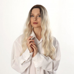 Парик искусственный цвет русый/блонд