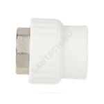 Муфта PP-R комбинированная белая Дн 110х4" ВР под ключ VALFEX 10134110