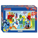 Пазл 104эл. "Бременские музыканты. Золотая коллекция" (Степ пазл)