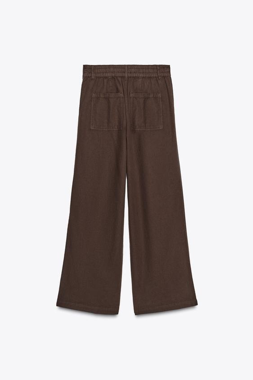 ZARA БРЮКИ-ДЖОГГЕРЫ — ZW COLLECTION, КОРИЧНЕВЫЙ