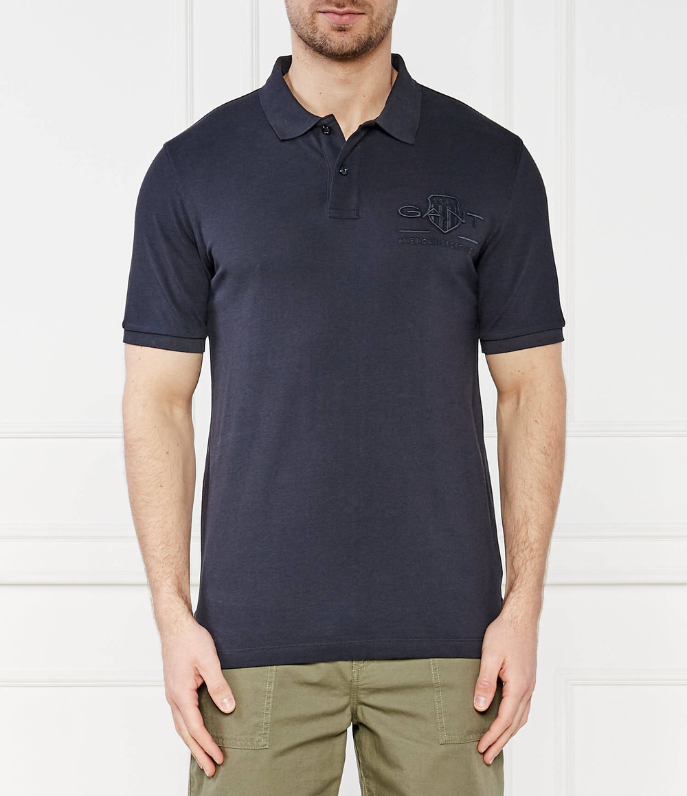 Поло Gant - темно-синий(2062025)