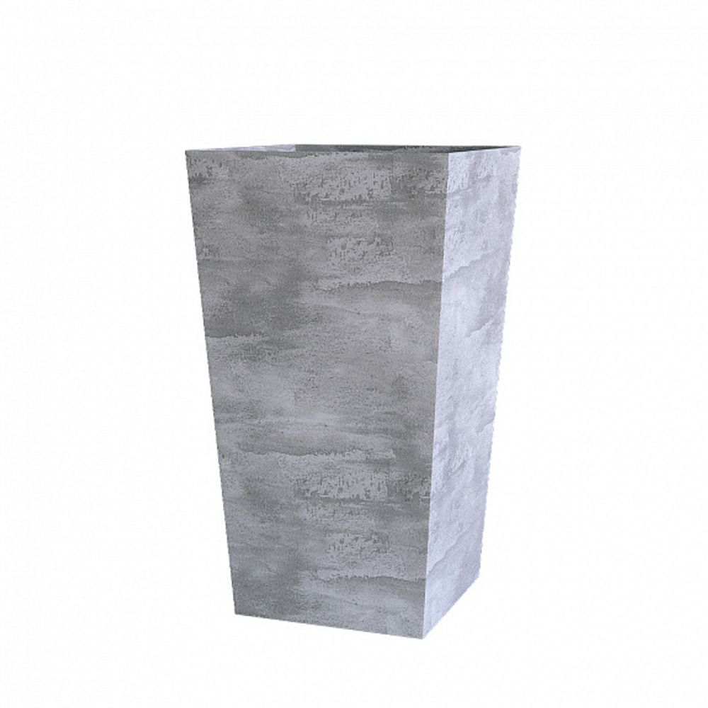 Кашпо CONIC CONCRETE GREY LIGHT 40x40x70