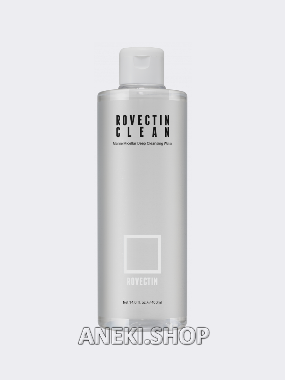 Жидкость для снятия макияжа 400 мл Clean Marine Micellar Deep Cleansing Water ROVECTIN