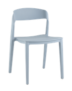 Стул Moris пластик голубой