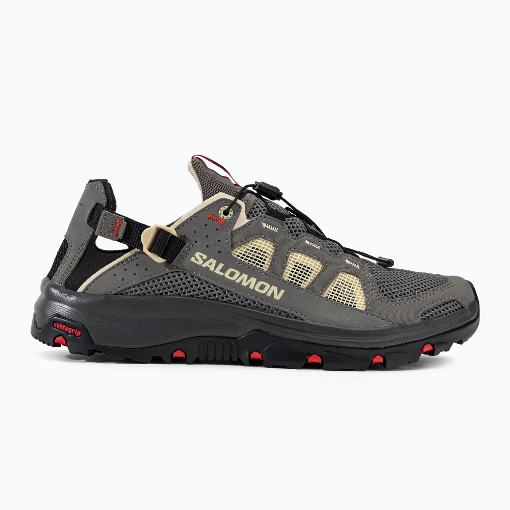 Кроссовки мужские Salomon Techamphibian 5 pewter/moth/fiery red