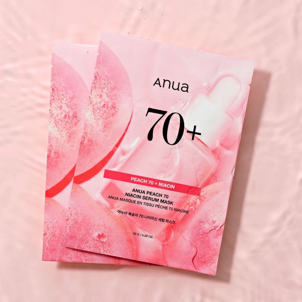 Тканевая маска с персиком для сияния кожи Anua Peach 70% Niacin Serum Mask