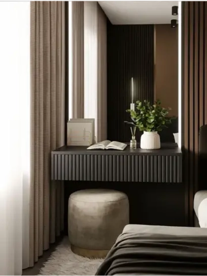 Туалетный столик подвесной с ящиками 75х43х20